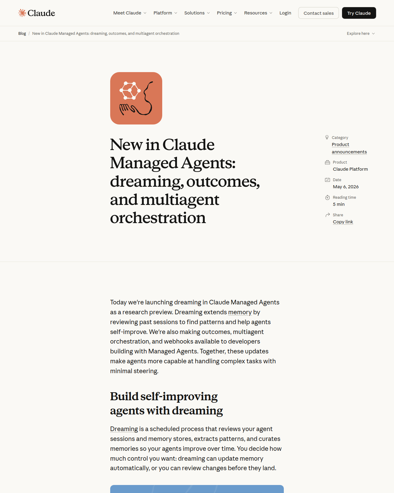 Anthropic · New in Claude: Managed Agents