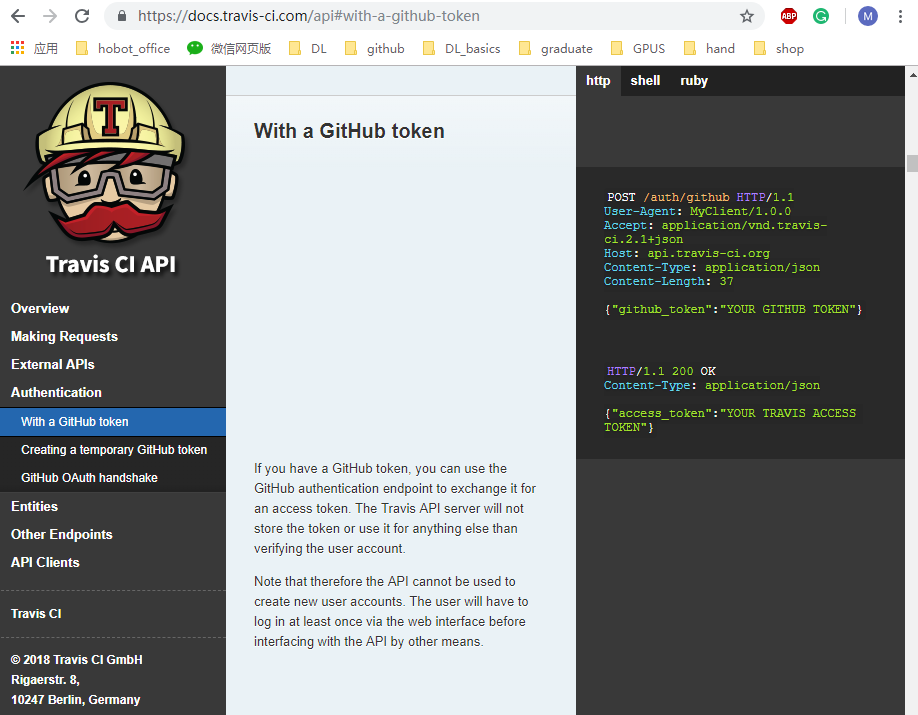 Figure 2: Get Access Token with Github Token